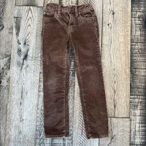 J. Crew Crewcuts everyday stretch chestnut brown corduroy pants | 6T